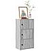 Libreria Grigio Sonoma 40x24x77 Cm In Legno Multistrato - Foto miniatura 1