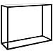 Lusso Casadino -  Tavolo Consolle Bianco 100x35x75 Cm In Vetro Temperato - Foto miniatura 2