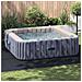 Copertura Piscina Quadrata Nera Plastica 396 x 396 cm Durevole - Foto miniatura 2