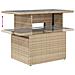 Set Divano da Giardino 8 pz con Cuscini Beige in Polyrattan - Foto miniatura 8
