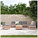 Set Divani Giardino 6 pz con Cuscini Legno Massello di Douglas - Foto miniatura 2