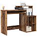 Scrivania con Storage Legno Antico 120.5x44x88.5 cm Legno Ingegnerizzato - Foto miniatura 3
