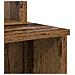 Scrivania con Storage Legno Antico 120.5x44x88.5 cm Legno Ingegnerizzato - Foto miniatura 8