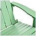 Panchina Da Giardino Adirondack 125 Cm Verde Chiaro - Foto miniatura 5