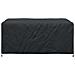 Copertura per mobili da esterno Nero 143 x 225 x 90 cm 600D - Foto miniatura 5
