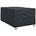 Copertura per mobili da esterno Nero 143 x 225 x 90 cm 600D - Foto miniatura 6