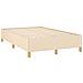 Giroletto a Molle con Materasso Crema 120x190 cm in Tessuto - Foto miniatura 4