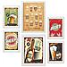 Set Di 6 Stampe Cartelli Per Birra Illustrazioni A Colori Di Caffè E Bevande In Cartelloni Pubblicitari Per La Casa A3 & A4 Cornice Bianca - Foto miniatura 1
