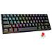 Tastiera Meccanica Rgb Nera A 61 Tasti - Bluetooth A 3 Modalità Ricaricabile Con Switch Rossi - Foto miniatura 1