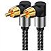 Cavo Audio Coassiale Digitale Ad Angolo Retto - Connessione Tv, Spdif 5.1 Canali Rca 1,5 Milioni - Foto miniatura 11