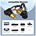 Cavo Audio Coassiale Digitale Ad Angolo Retto - Connessione Tv, Spdif 5.1 Canali Rca 1,5 Milioni - Foto miniatura 13