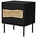 INSERTO 400241 comodino 0 cassetto /cassetti Nero, Quercia - Foto miniatura 6