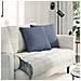 Cuscini da Divano 2 pcs Blu 45 x 45 cm Tessuto in Cords - Foto miniatura 2