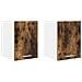 Armadio pensile con porta Riga 2 pcs Rovere Affumicato e Bianco - Foto miniatura 1