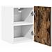 Armadio pensile con porta Riga 2 pcs Rovere Affumicato e Bianco - Foto miniatura 5