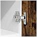 Armadio pensile con porta Riga 2 pcs Rovere Affumicato e Bianco - Foto miniatura 9