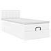 Letto Pouf con Materasso Bianco 80x200 cm Similpelle - Foto miniatura 6