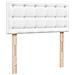 Letto Pouf con Materasso Bianco 80x200 cm Similpelle - Foto miniatura 9