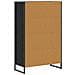 Armadio per Libri Rovere Nero 68 x 30 x 108.5 cm - Foto miniatura 8