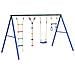 Set Gioco da Esterno con Altalena Trapezio Scala e Altalena - Foto miniatura 1