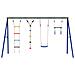 Set Gioco da Esterno con Altalena Trapezio Scala e Altalena - Foto miniatura 3