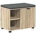 Panca per ingresso con cuscino Rovere Sonoma 60 x 38 x 46 cm - Foto miniatura 1