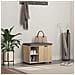 Panca per ingresso con cuscino Rovere Sonoma 60 x 38 x 46 cm - Foto miniatura 2