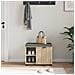 Panca per ingresso con cuscino Rovere Sonoma 60 x 38 x 46 cm - Foto miniatura 4