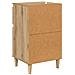 Armadio da Notte 2 pcs Rovere artigianale 40 x 35 x 70 cm - Foto miniatura 9