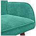 Sofa a Due Posti Turchese 115 x 61 x 87 cm Velluto - Foto miniatura 7
