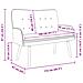 Sofa a Due Posti Turchese 115 x 61 x 87 cm Velluto - Foto miniatura 9