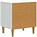 Armadio da Notte Bianco 43 x 34,5 x 48 cm Legno ingegnerizzato - Foto miniatura 6