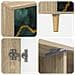 Mobile TV WIJHE 102 x 33 x 50 cm Sonoma Legno ingegnerizzato - Foto miniatura 6