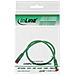 cavo patch per rete dati lan cat. 6, 2x rj45, doppia schermatura sftp (pimf) , halogenfree, colore verde, 0,25m - Foto miniatura 2