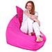 Poltrona Sacco Impermeabile In Poliestere Rosa 140x180cm - Foto miniatura 5