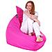Poltrona Sacco Impermeabile In Poliestere Rosa 140x180cm - Foto miniatura 18