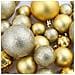 Set Palline di Natale 100 pz 3/4/6 cm Oro - Foto miniatura 2