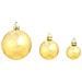Set Palline di Natale 100 pz 3/4/6 cm Oro - Foto miniatura 4