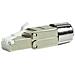MP0080 - CAT. 8.1 RJ45 Stecker Cavo di Collegamento Grigio, Acciaio Inossidabile - Foto miniatura 1