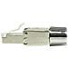 MP0080 - CAT. 8.1 RJ45 Stecker Cavo di Collegamento Grigio, Acciaio Inossidabile - Foto miniatura 2