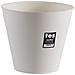 Vaso Cono Cono Plastificato - 22 Cm - Bianco - Foto miniatura 1