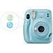 Instax Mini 11 Purple Fotocamera Istantanea Colore Sky Blu - Foto miniatura 4