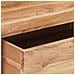 Tavolo Consolle 100x35x76cm In Massello D'acacia Con Bordi Vivi - Foto miniatura 7