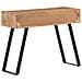 Tavolo Consolle 100x35x76cm In Massello D'acacia Con Bordi Vivi - Foto miniatura 10