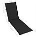 Cuscino Per Sdraio Nero (75+105) x50x4 Cm - Foto miniatura 10