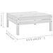 Set Divani Da Giardino 13 Pz Bianco In Legno Massello Di Pino - Foto miniatura 7