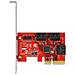 Scheda PCI Express x4 SATA a 6 porte - Fattore di forma a basso profilo - Foto miniatura 2