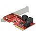 Scheda PCI Express x4 SATA a 6 porte - Fattore di forma a basso profilo - Foto miniatura 1