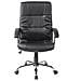 Sedia Da Ufficio Melton, Poltrona Direzionale Con Braccioli, Sedia Ergonomica Da Ufficio, 69x64h106/116 Cm, Nero - Foto miniatura 2