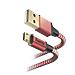Reflective Usb Kabel 1,5 M Usb 2.0 Usb A Micro-usb B Rot (00201556) - Foto miniatura 2